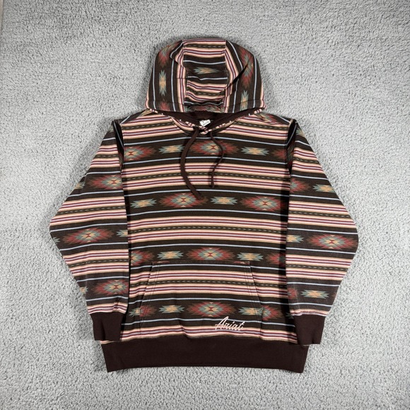 Ariat Tops - Ariat Hoodie Womens Large Skyline Soft Silt Serape Print Hooded Sweatshirt